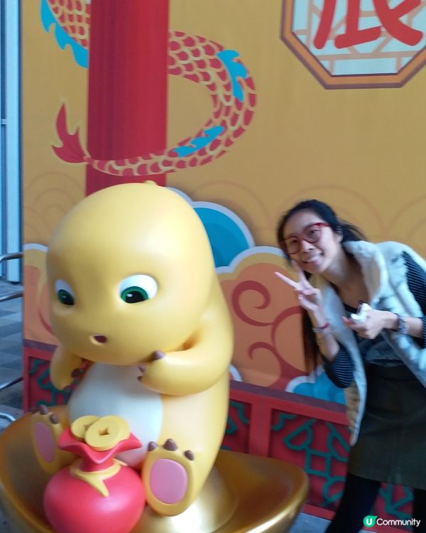 黃大仙中心可愛🧡奶龍隆重登場