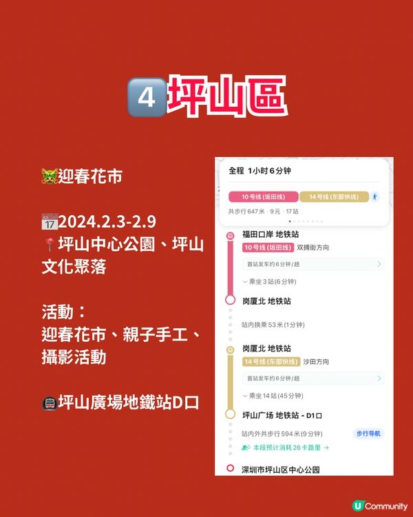 🐲2024年深圳6大花市🌸附日期、地址、交通詳情‼️