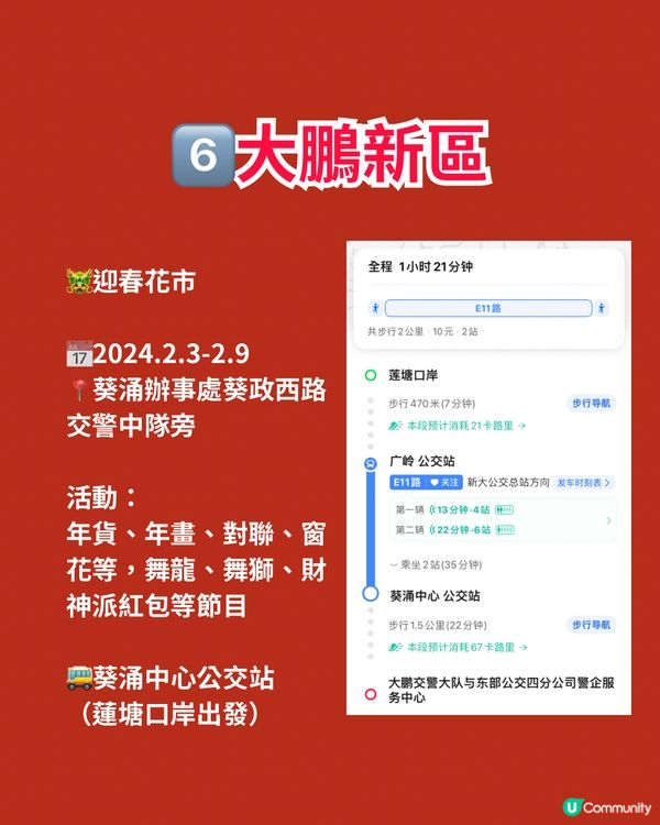 🐲2024年深圳6大花市🌸附日期、地址、交通詳情‼️