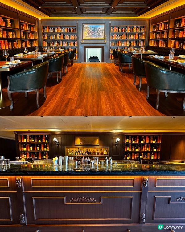 飽覽維港靚景 置身於文藝復古風圖書館Fine Dining