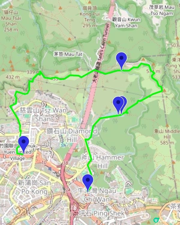 《彩虹站上山走一圈到黃大仙》空心樹、鯊魚石🦈、飛鵝山觀景台