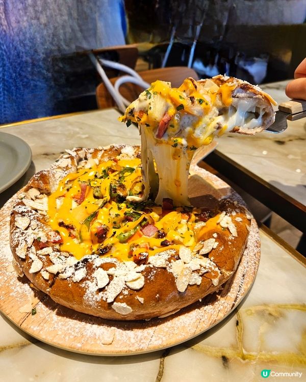 超好食😋又足料😁泡菜海灣芝加哥pizza🍕