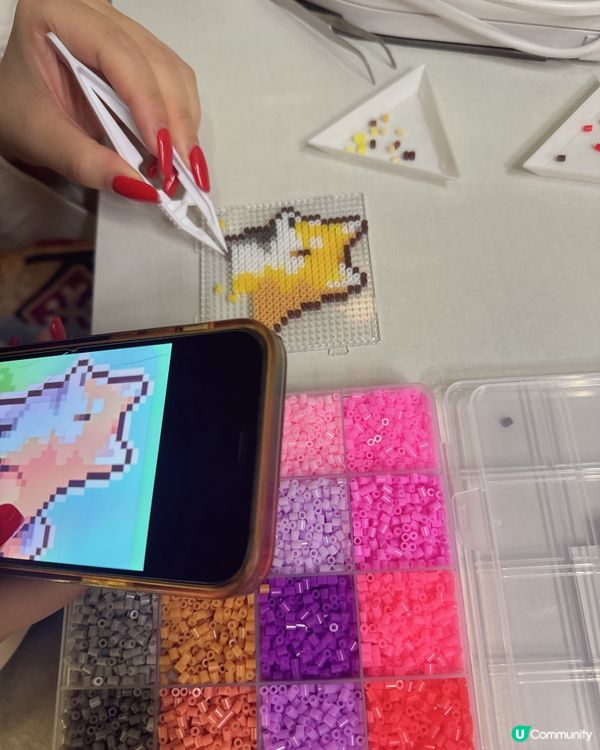 自由創作趣味拼豆😍