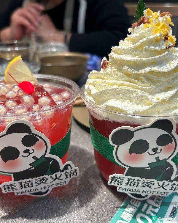 可愛熊貓火鍋，深得小朋友歡心