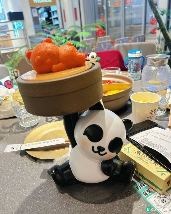 可愛熊貓火鍋，深得小朋友歡心