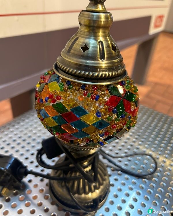 媽媽自家製的燈，好美