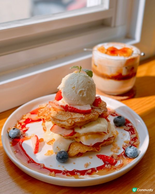 元朗綠白色簡約風Cafe 「The Third」