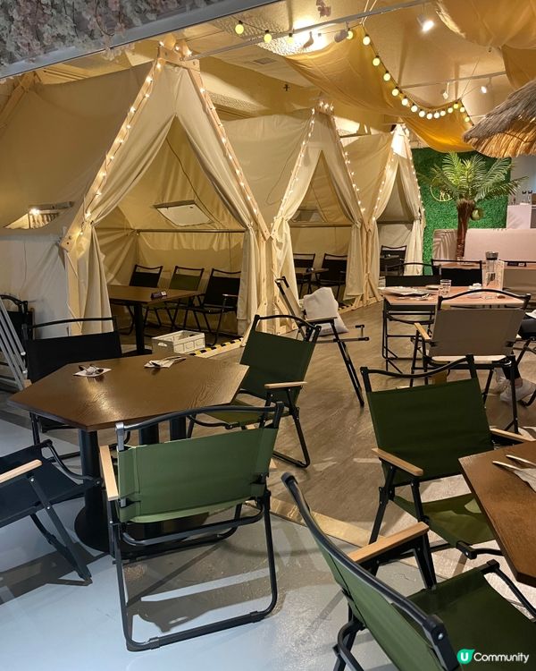 觀塘新主題露營餐廳吃泰國菜