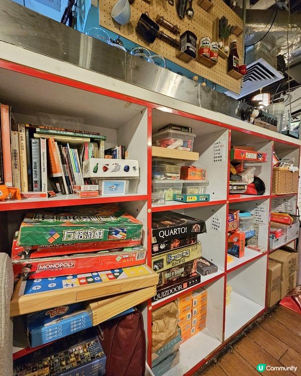 滿滿回憶的樓上board game Café🍝