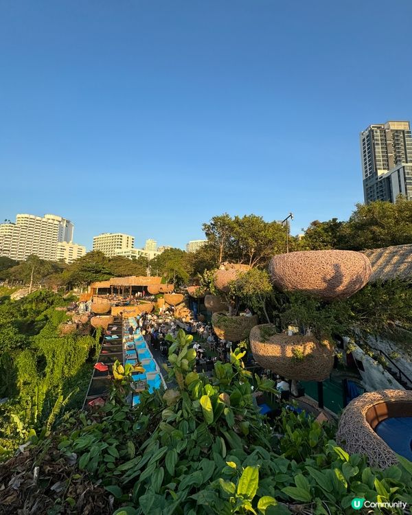 泰國芭堤雅超人氣鳥巢海景餐廳
