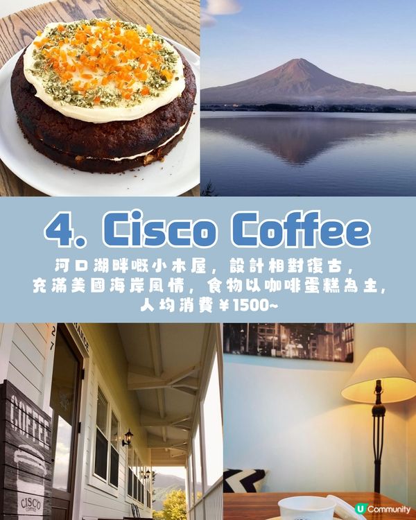 望到富士山嘅4間打卡Cafe🗻性價比高✨歐洲/露營風全部有😍