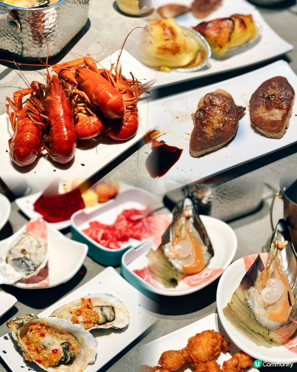 深圳任撈新鮮海鮮自助餐🦞任食金枕榴蓮😍