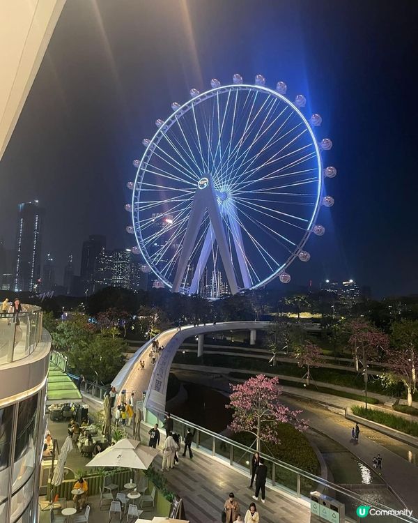 遇見花瓣，最美摩天輪。#OK即刻有