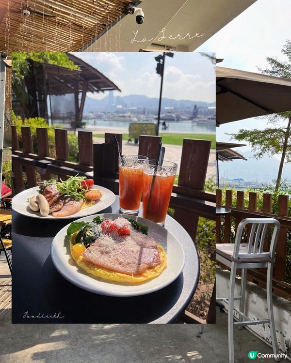 吹著海風chill食brunch🌊