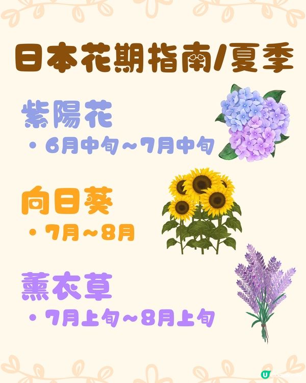 日本全年花期指南🌸鐘意賞花必須收藏‼️😍