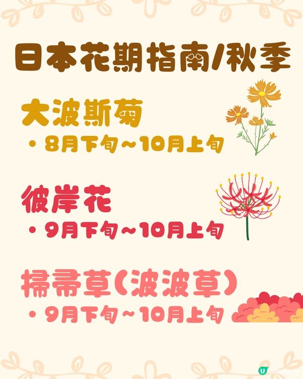 日本全年花期指南🌸鐘意賞花必須收藏‼️😍