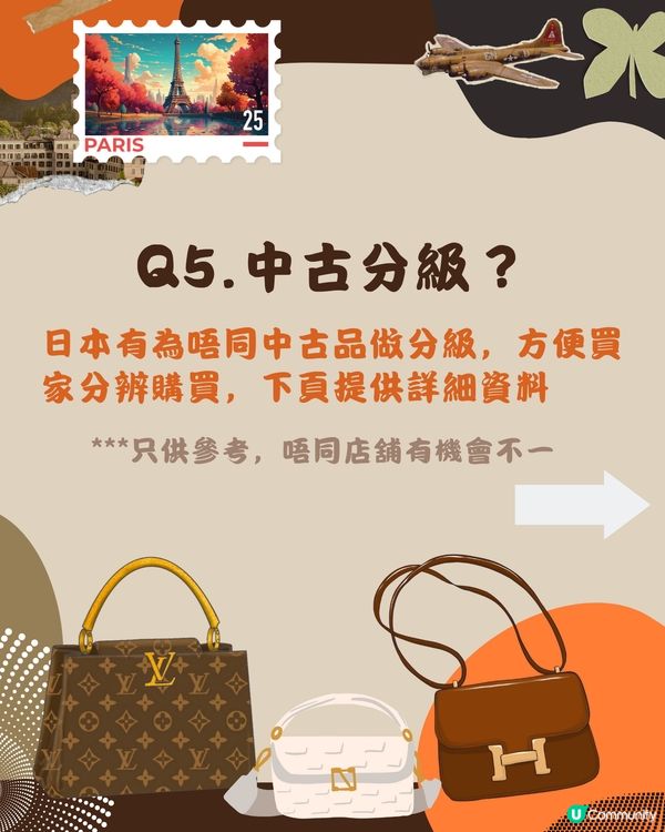 日本中古入門知識👜✨中古即復古？日本買特別安心？🤔附分級表‼️