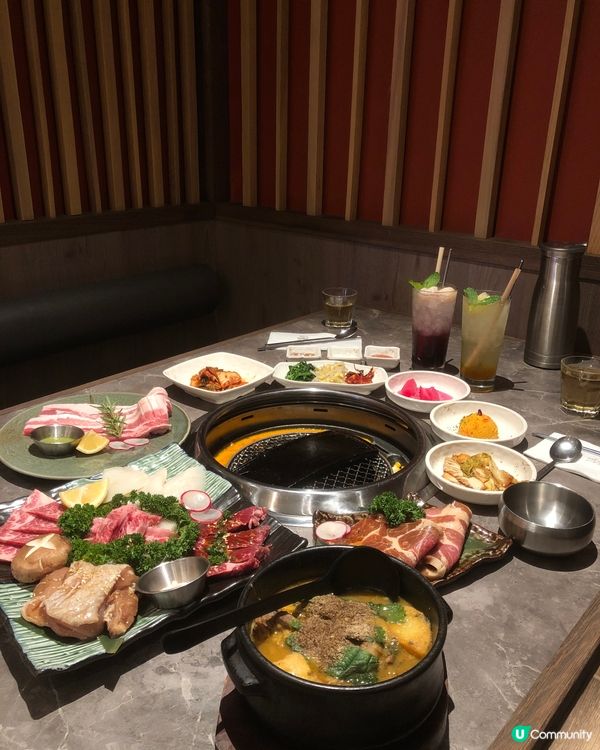 第一次去啟德airside就行入左呢間正正韓國燒肉餐廳🍴掂！