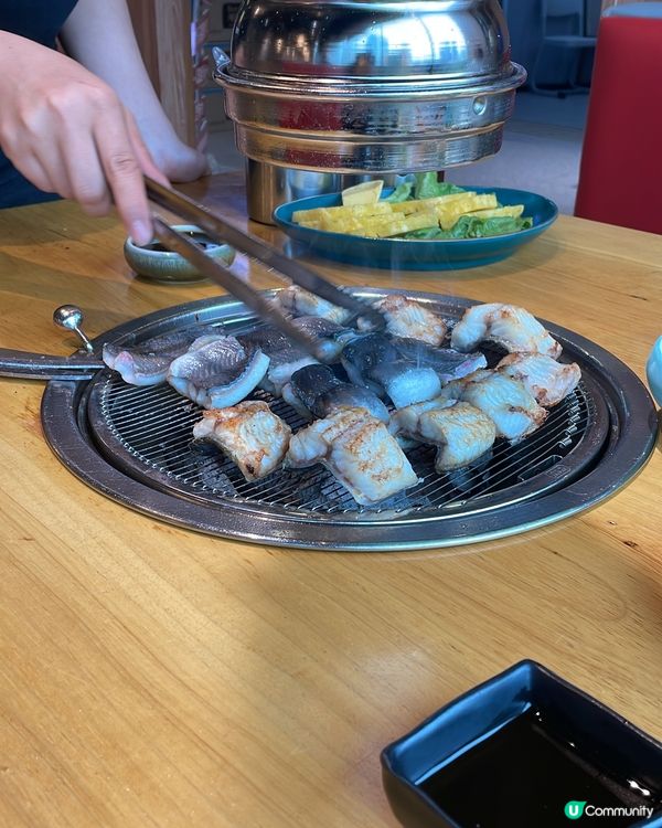 獅子三🥰炭火烤活鰻