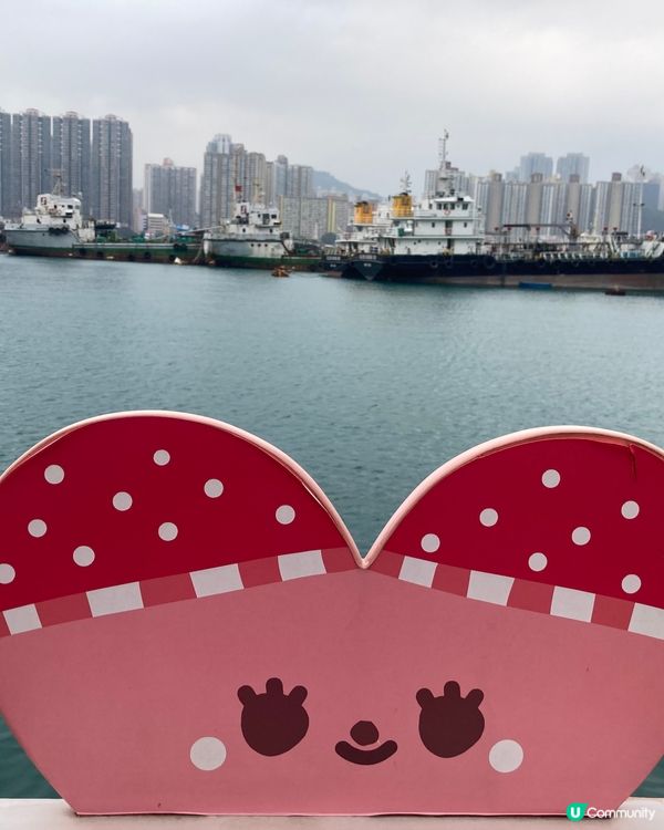 貓咪卡通的荃灣碼頭