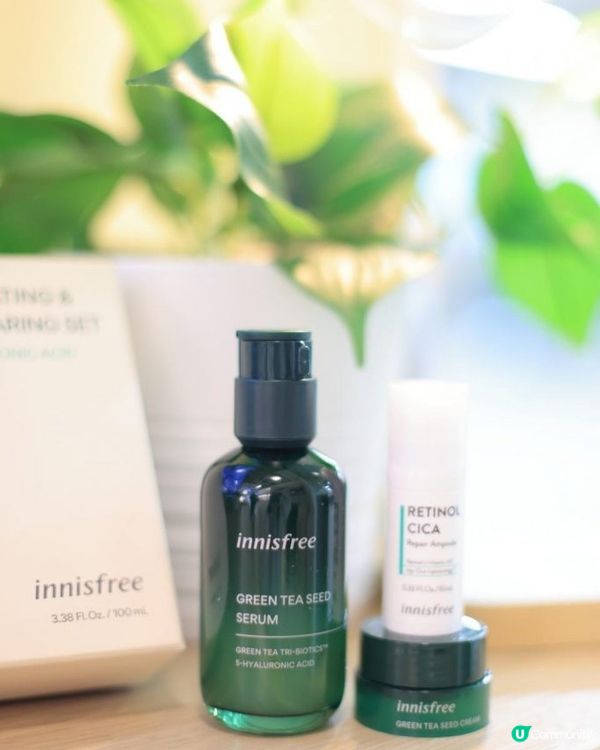 Innisfree 💚 綠茶籽保濕修護套裝