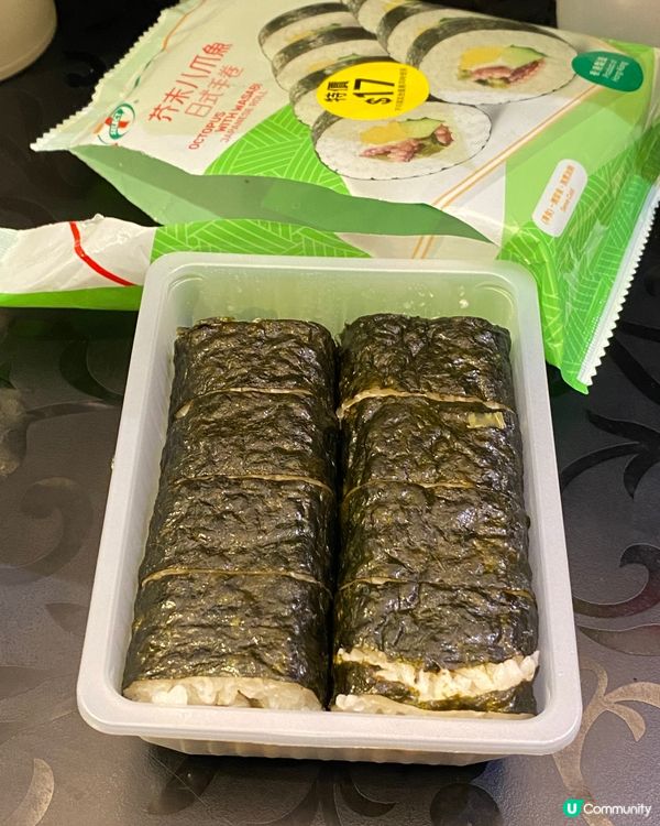 7仔新出的芥末八爪魚手卷