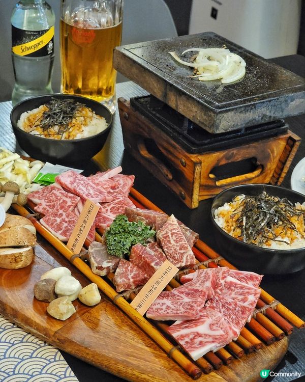 大角咀隱世抵食和牛石燒套餐