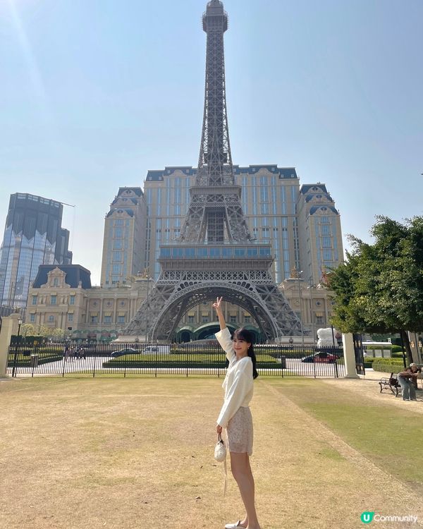 澳門巴黎人鐵塔的絕佳拍照機位