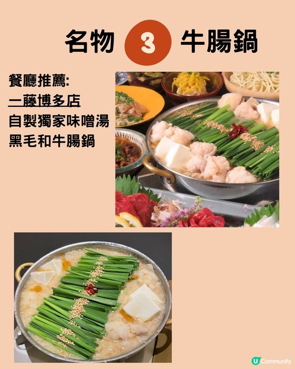 福岡旅遊必食5大名物‼️附餐廳推薦✨食買玩