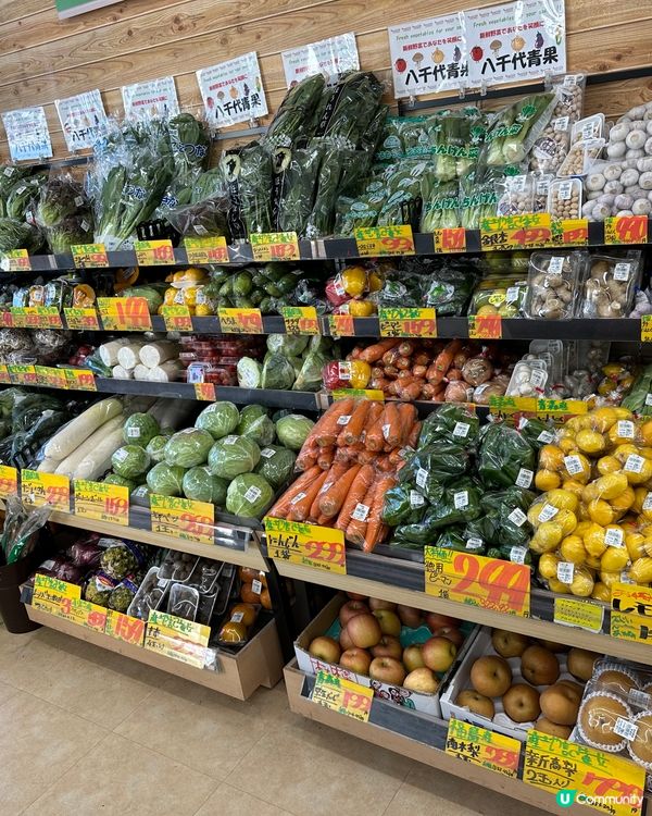 福岡業務超市、抵買各類農產品