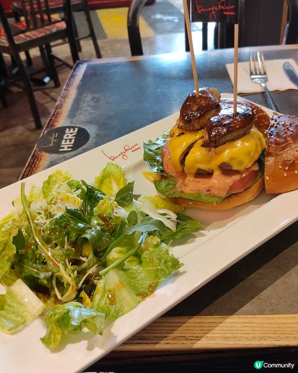 🍔雙鵝肝牛肉漢堡🍔