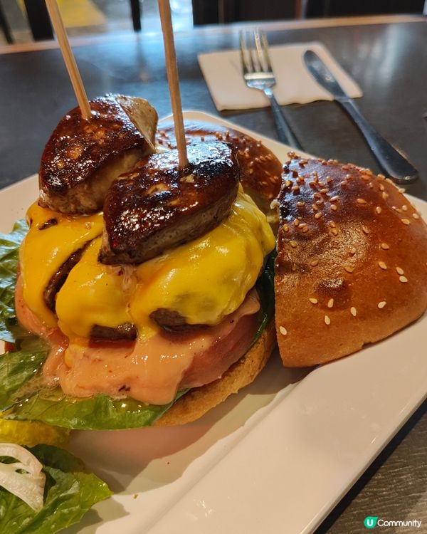 🍔雙鵝肝牛肉漢堡🍔