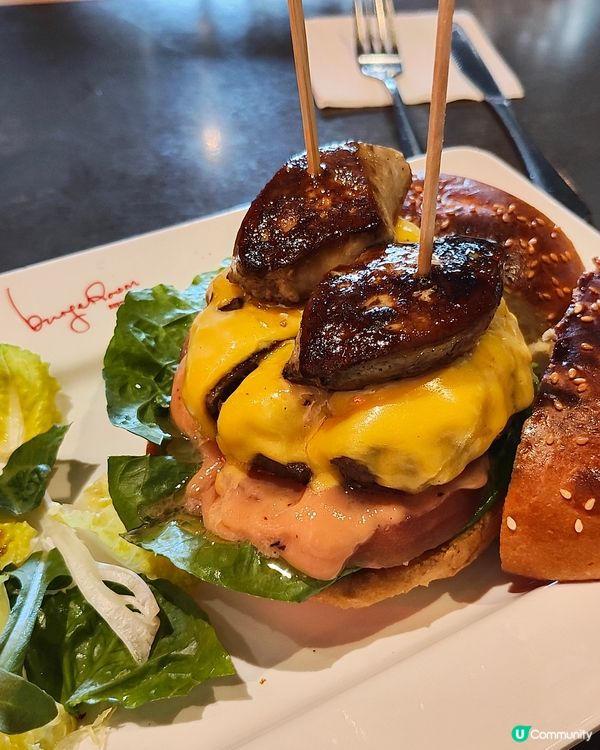 🍔雙鵝肝牛肉漢堡🍔