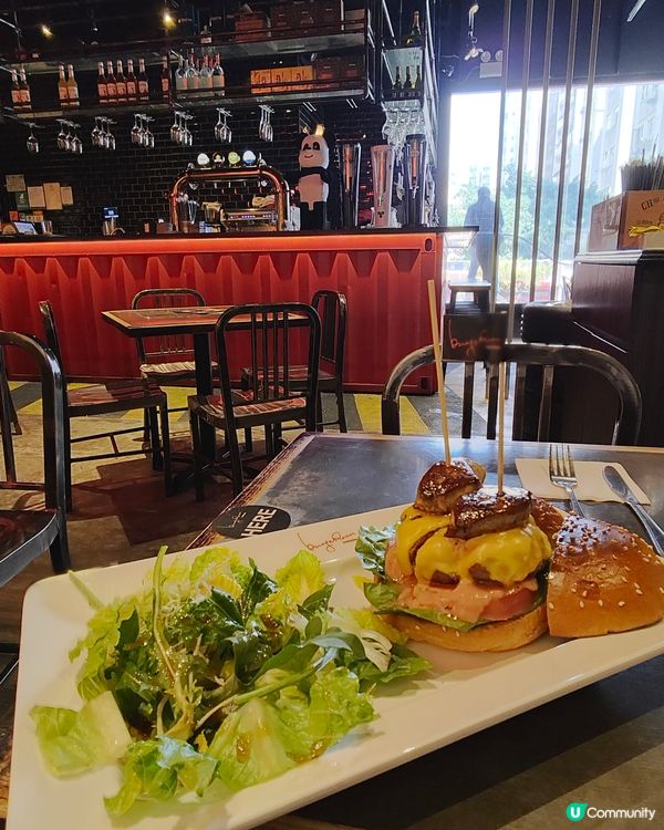 🍔雙鵝肝牛肉漢堡🍔