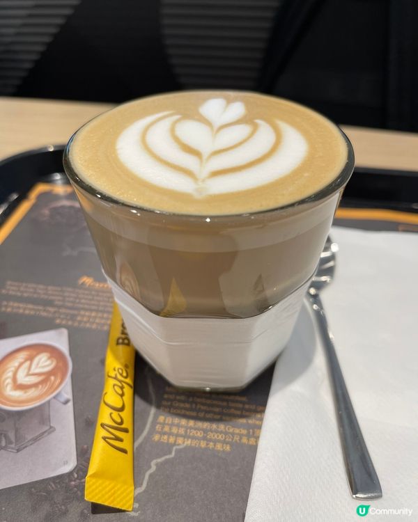 McCafé 厚椰奶鐵☕️