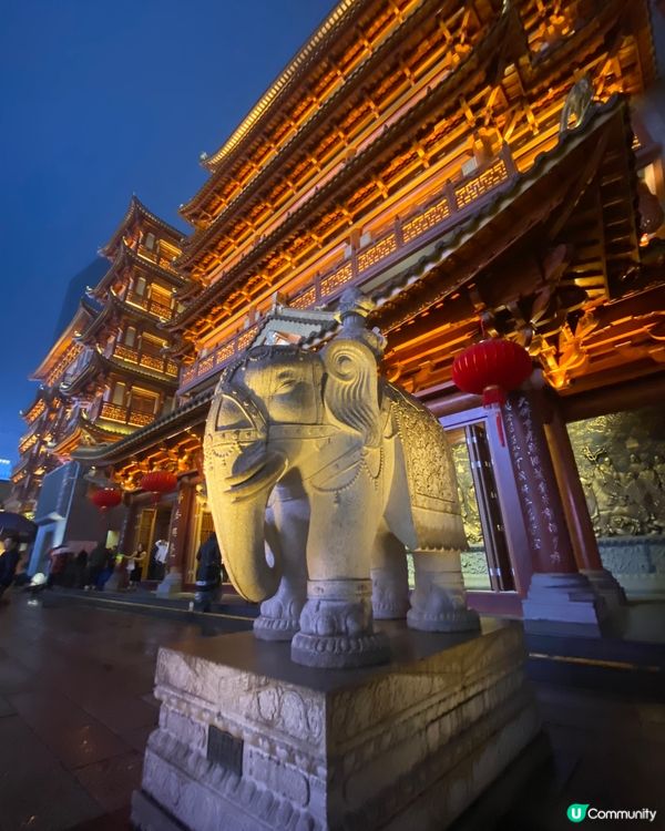 【廣州景點】大佛寺亮燈後💡金碧輝煌🎇彷如隔世🎇