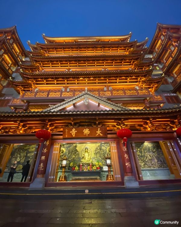 【廣州景點】大佛寺亮燈後💡金碧輝煌🎇彷如隔世🎇