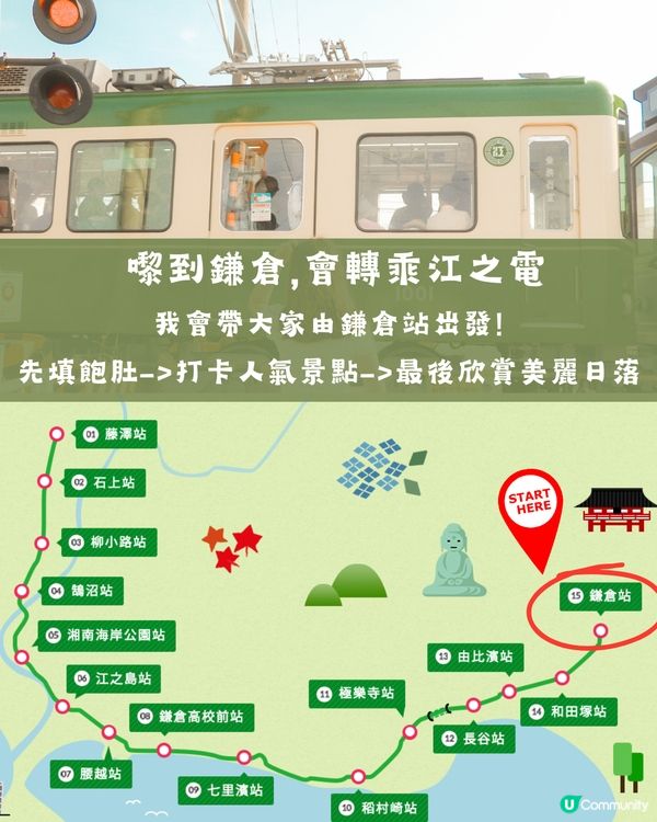 東京近郊必去💙鎌倉江之島一日遊！附交通攻略