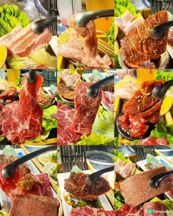 充滿網格紋入口最好食～「燒肉の殿堂」