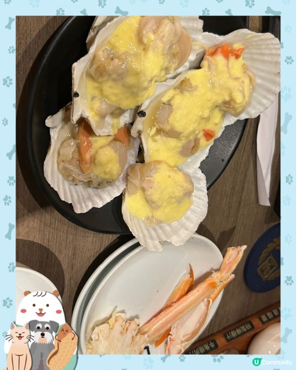 好鍾意食燒肉嘅我，呢間係牛角buffet 專門店，點咗個海鮮...