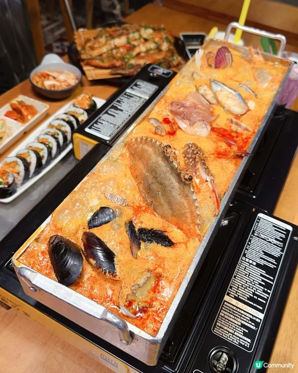 吸睛🤩 50cm韓式海鮮鍋♨️