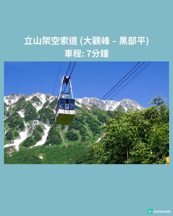 立山黑部交通全攻略‼️1文清睇8種交通工具 附JRpass推介