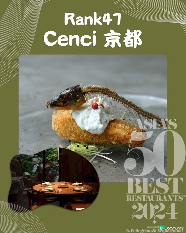 2024亞洲50最佳餐廳⭐️日本篇 9間餐廳入圍🙌🏻附餐廳地址