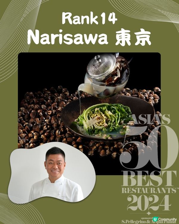 2024亞洲50最佳餐廳⭐️日本篇 9間餐廳入圍🙌🏻附餐廳地址