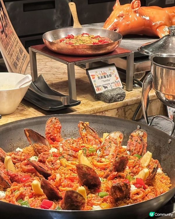 萬麗海景酒店萬麗咖啡室-西班牙自助盛宴