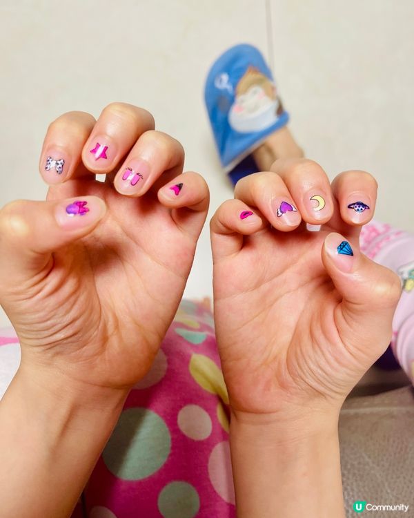 《指甲貼紙》健康好玩唔傷指甲！happy nailscare