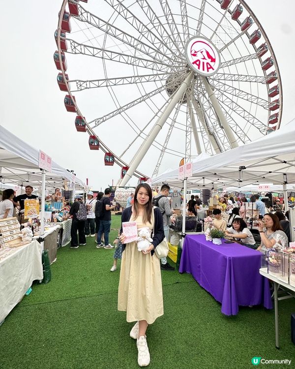香港中環摩天輪 「免免不絕市集」