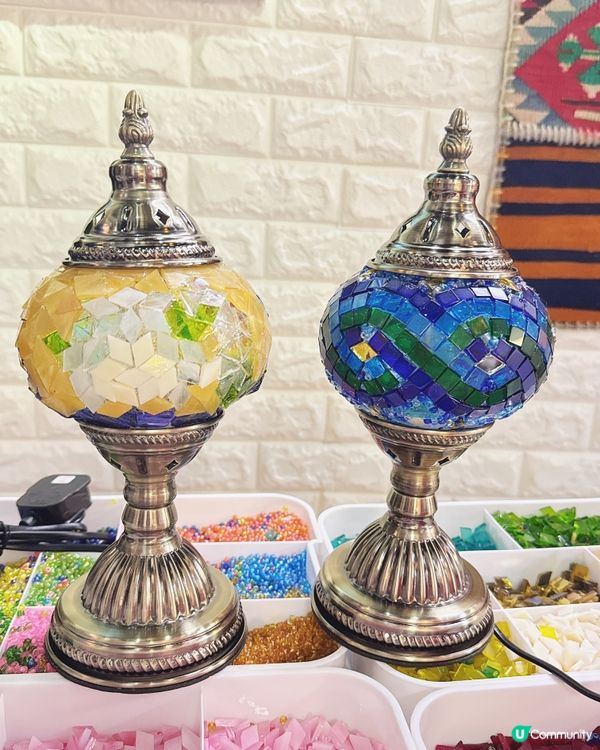 Turkish mosaic lamps