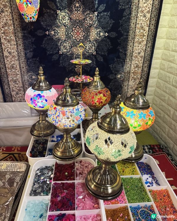 Turkish mosaic lamps