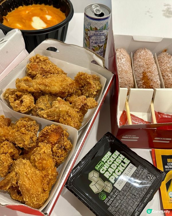 🇰🇷韓國No.1 BBQ黃金橄欖炸雞💯